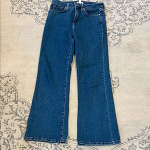LC Lauren Conrad size 8 high waisted wide leg jeans.